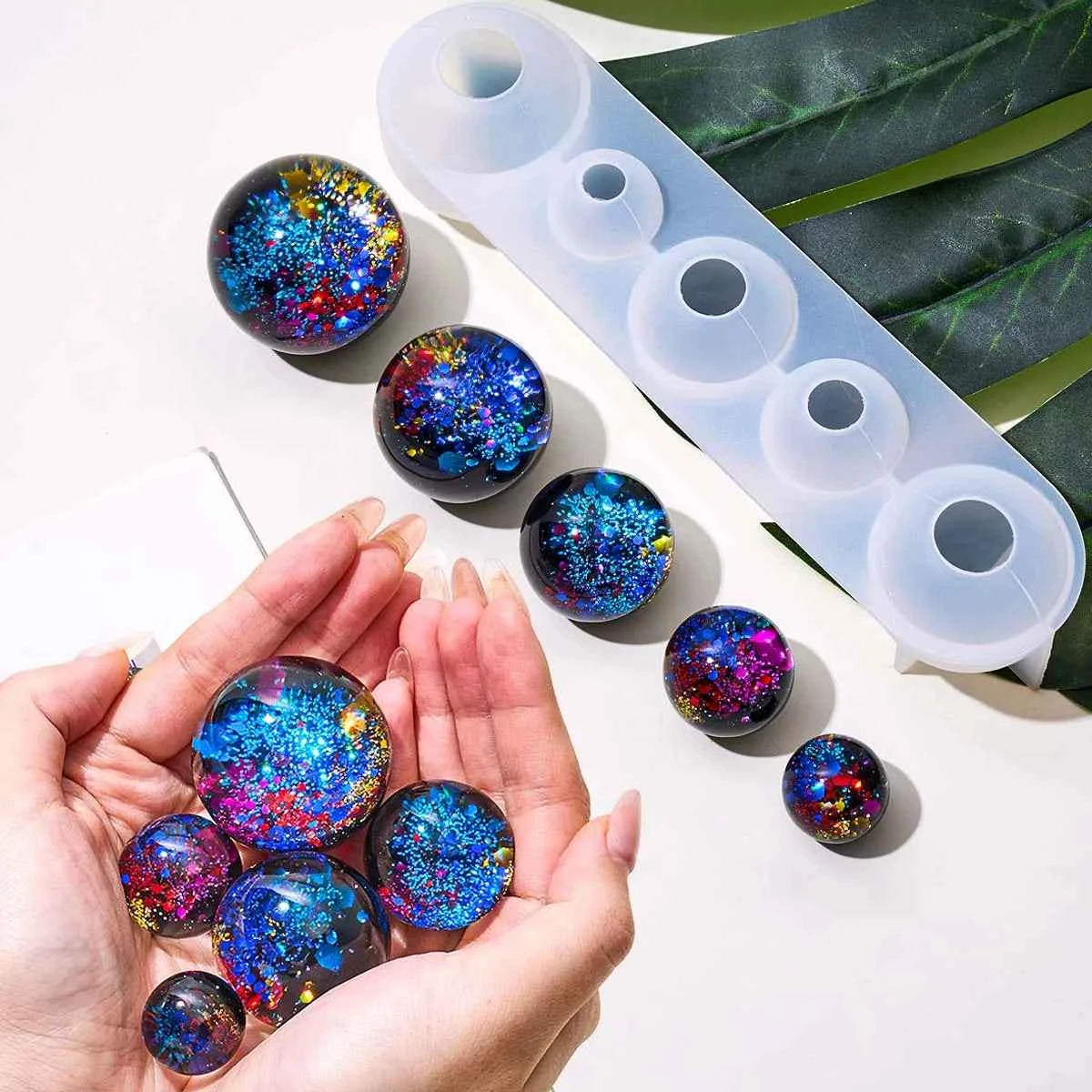 Orbis 5-Cavity Sphere Silicone Mold