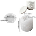 Velura Botanical Relief Candle Jar Silicone Mold