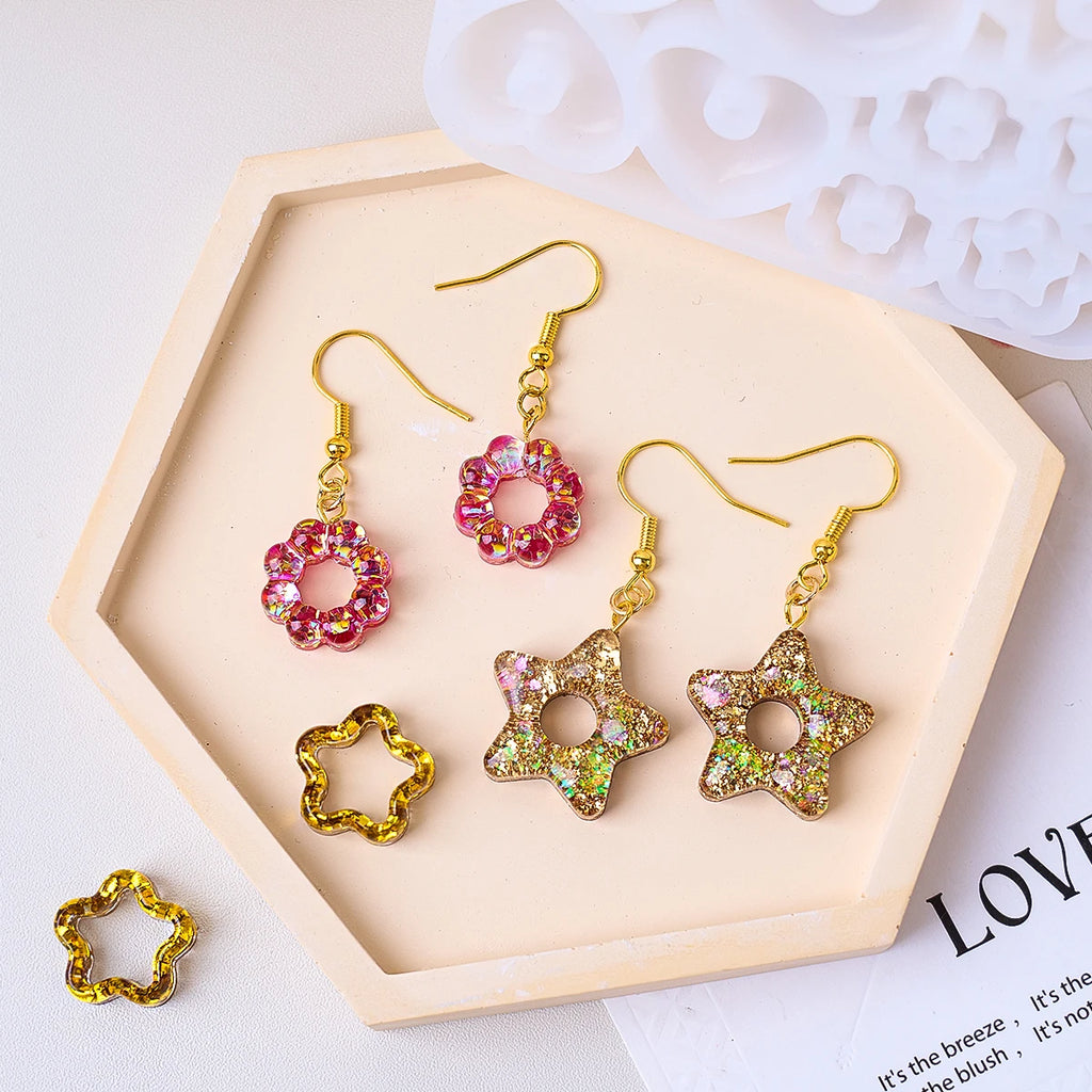 6 in 1 Resin Earring Mold
