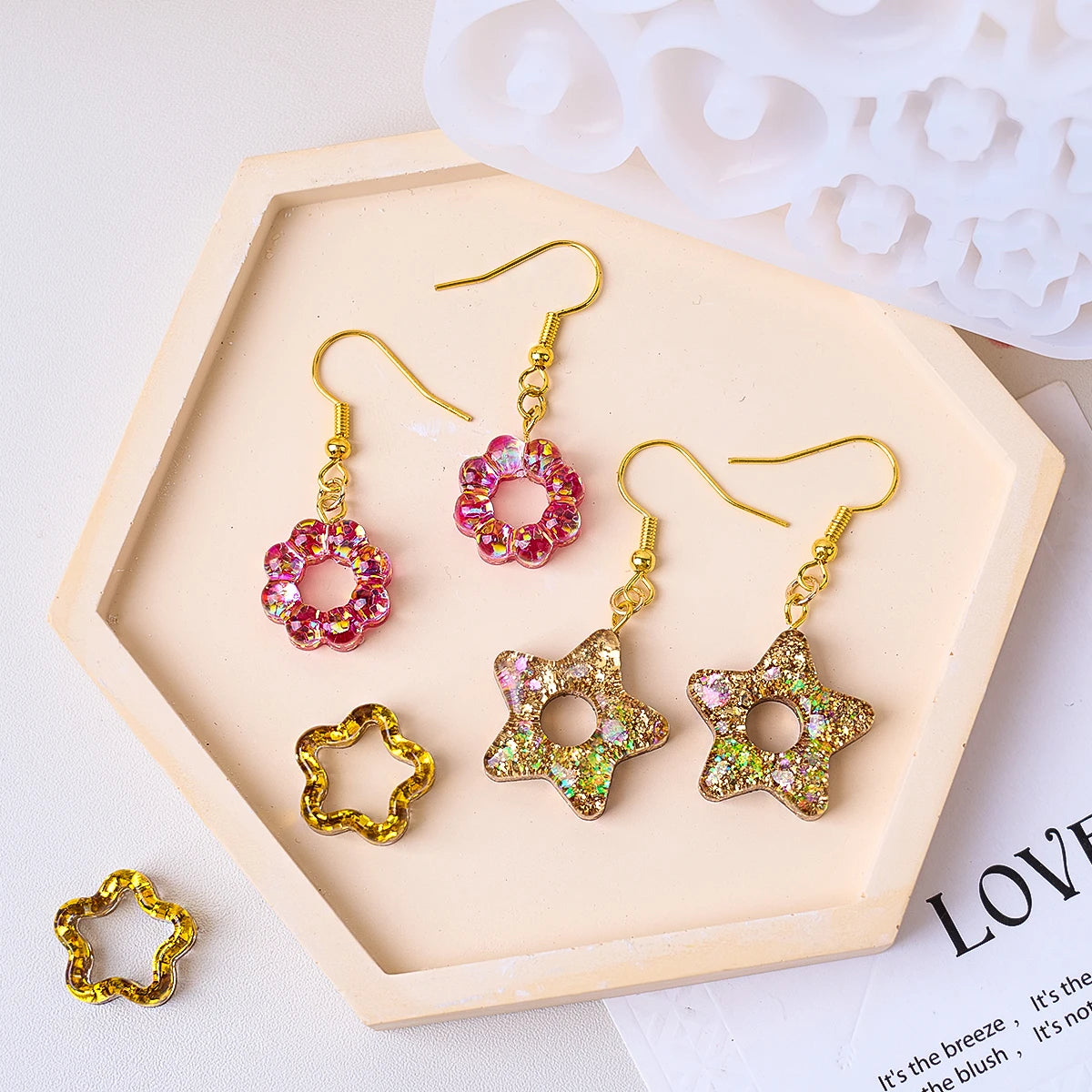 6 in 1 Resin Earring Mold