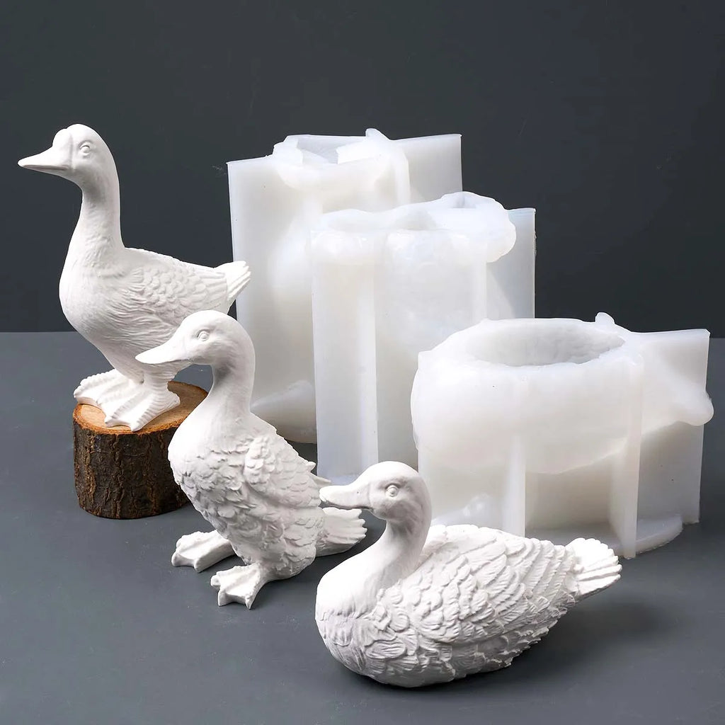3D Duck Ornaments Silicone Mold.