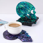 Skull Coaster Silicone Molds Set