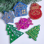 Christmas Epoxy Resin Silicone Pendant Mold