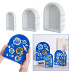 Arch Ornament Bookshelf Bookend Silicone Mold.
