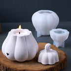 Pumpkin Candle Holder Silicone Molds Set