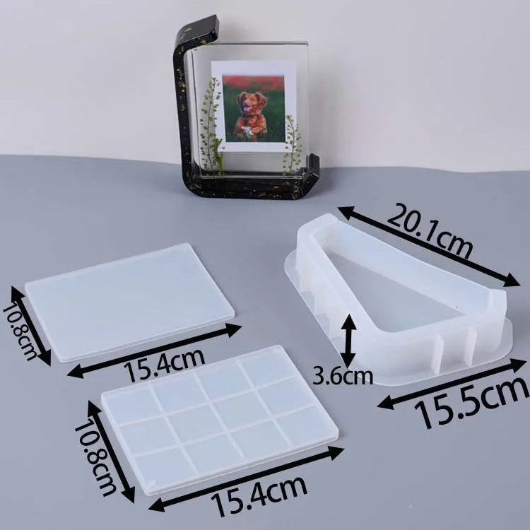 Sculpted Memory Silicone Frame Molds Set