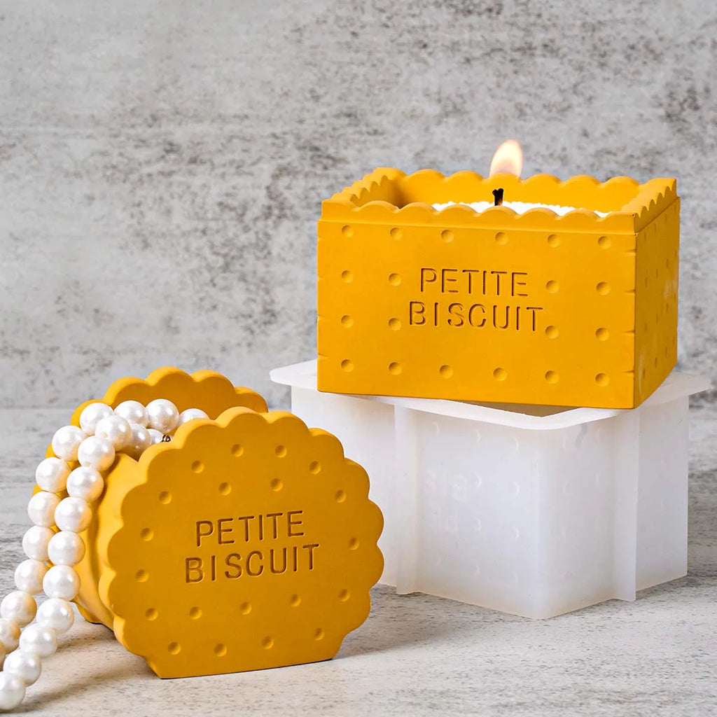 Bisca Crimp Biscuit Box Silicone Mold