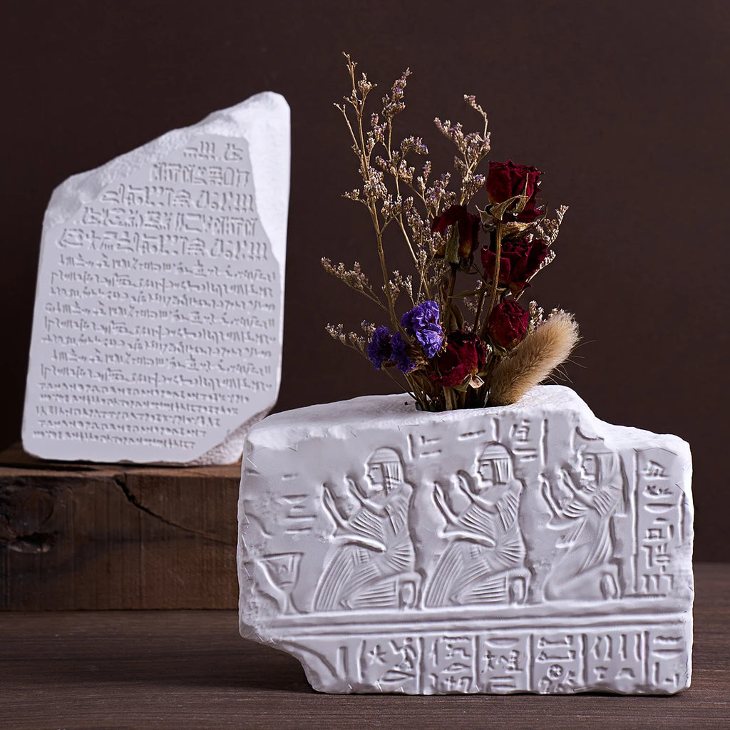 Rosetta Stone Silicone Vase Mold