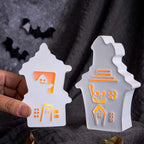Ghostly House Ornament Silicone Mold
