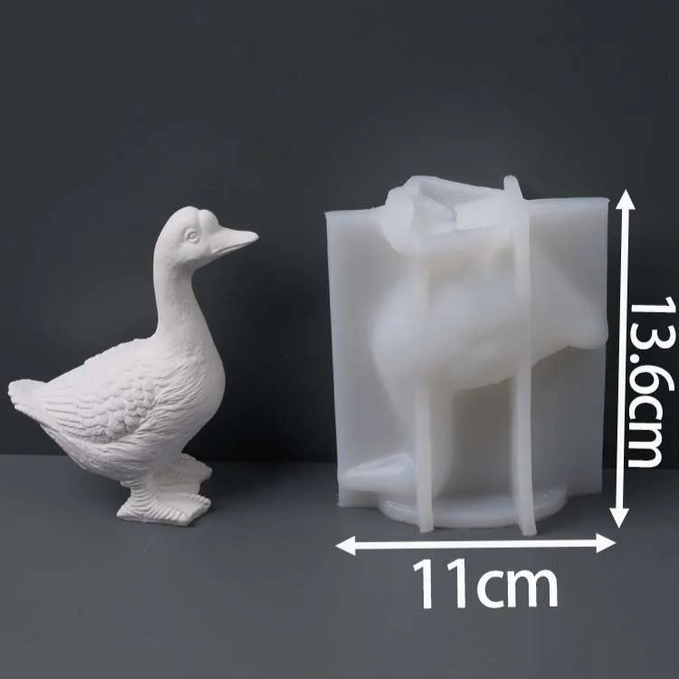 3D Duck Ornaments Silicone Mold.