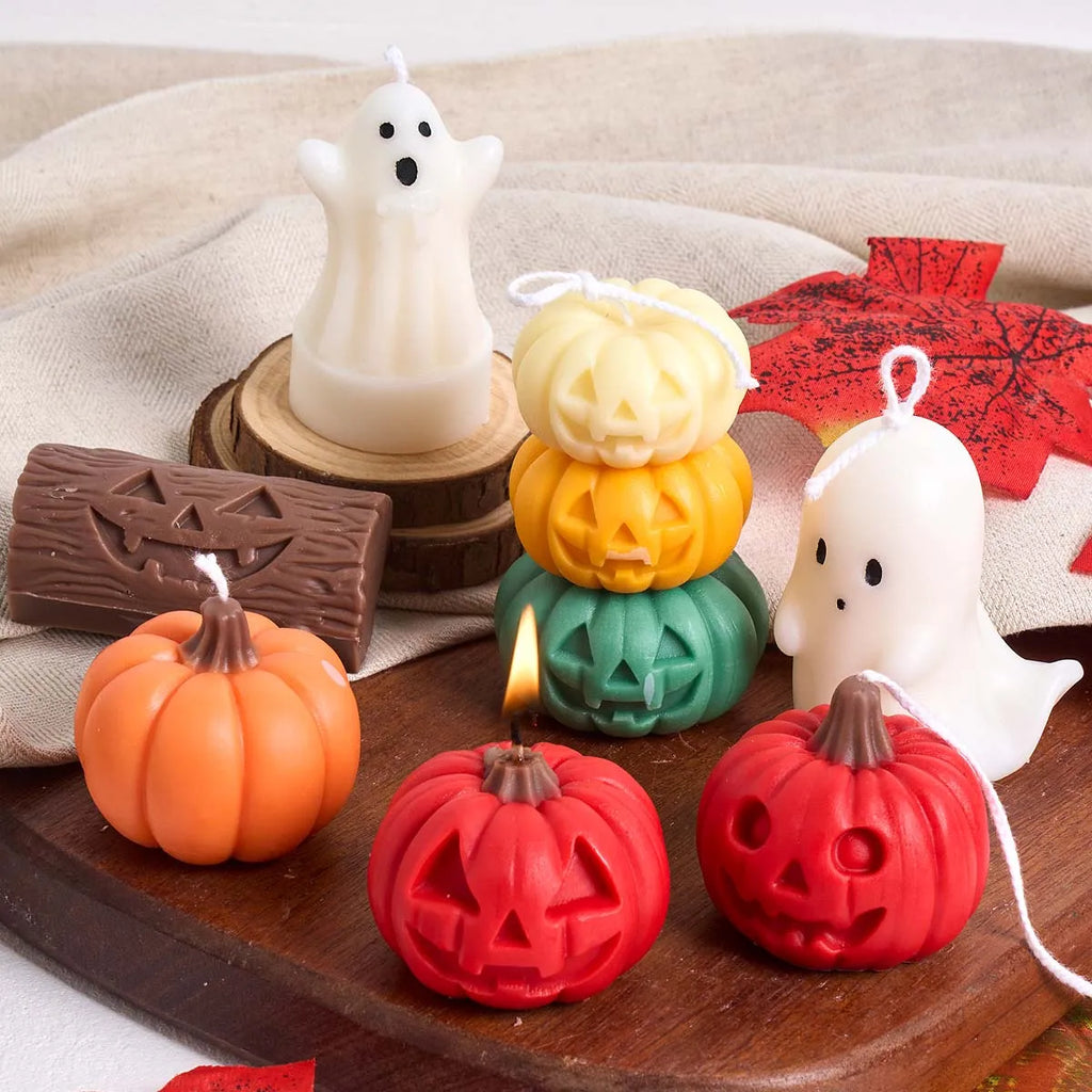 Sambra Halloween Silicone Candle Mold Set (7-Piece)