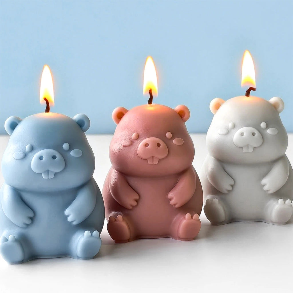 Capybara 3D Silicone Candle Mold
