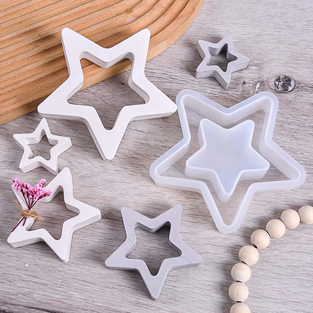 Hollow Star Decor Silicone Mold