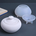 Teapot Jar with Lid Silicone Molds Set
