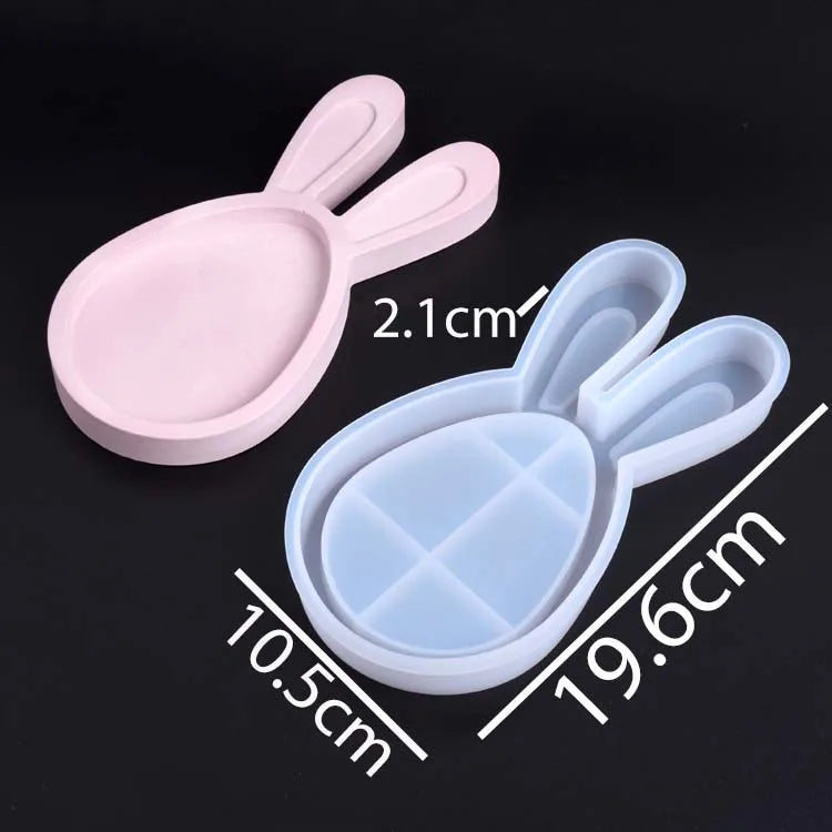 Bunny Silhouette Tray Mold