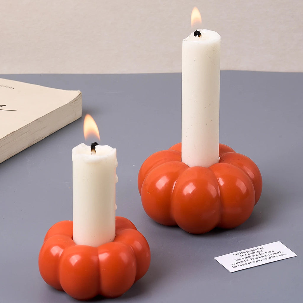 Pumpkin Candle Holder Silicone Mold