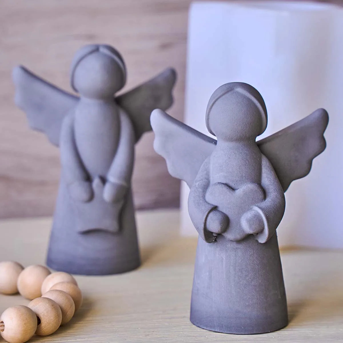 Minimalist Standing Angel Silicone Mold