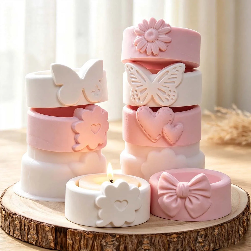 Orsana Crest Tealight Holder Silicone Mold Set