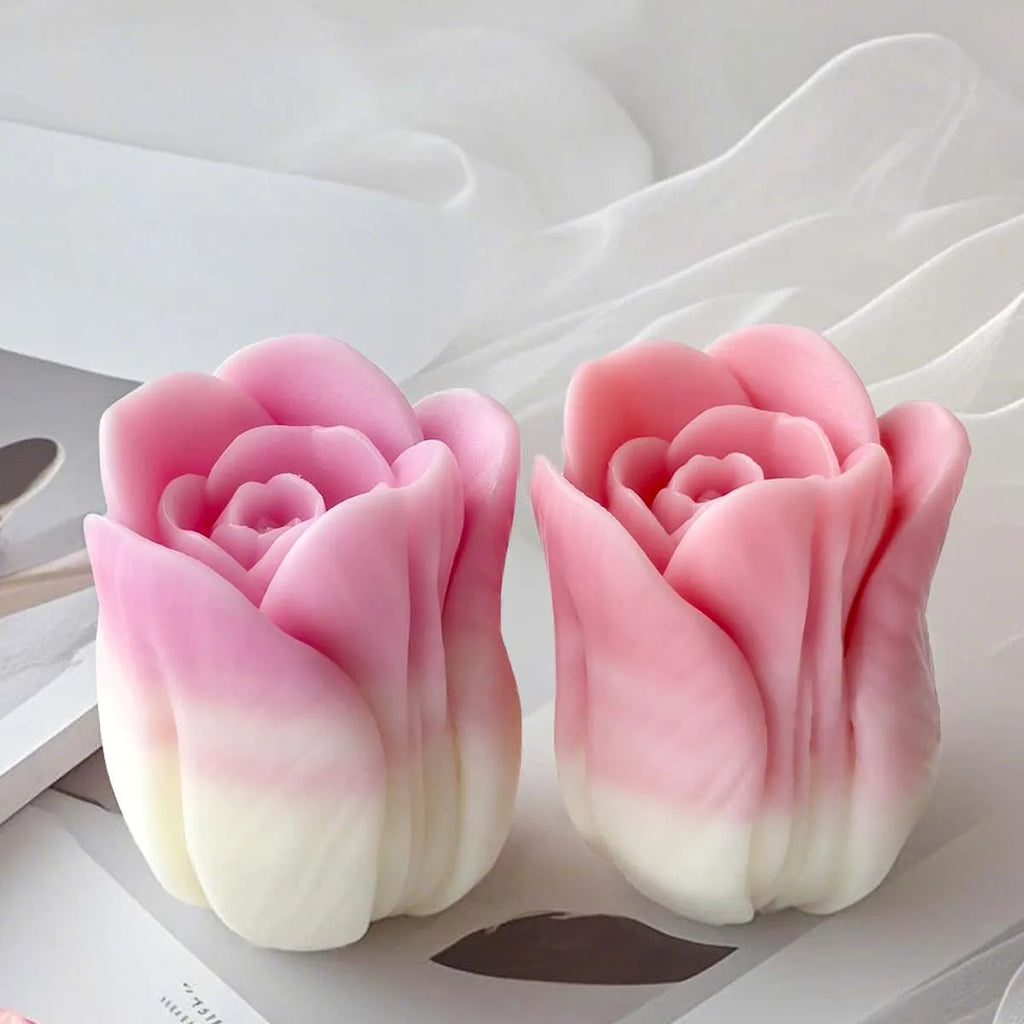 3D Tulip Silicone Candle Molds
