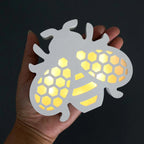 Bee Silhouette Lamp Silicone Mold
