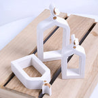 Creative Hollow Door Silicone Mold.