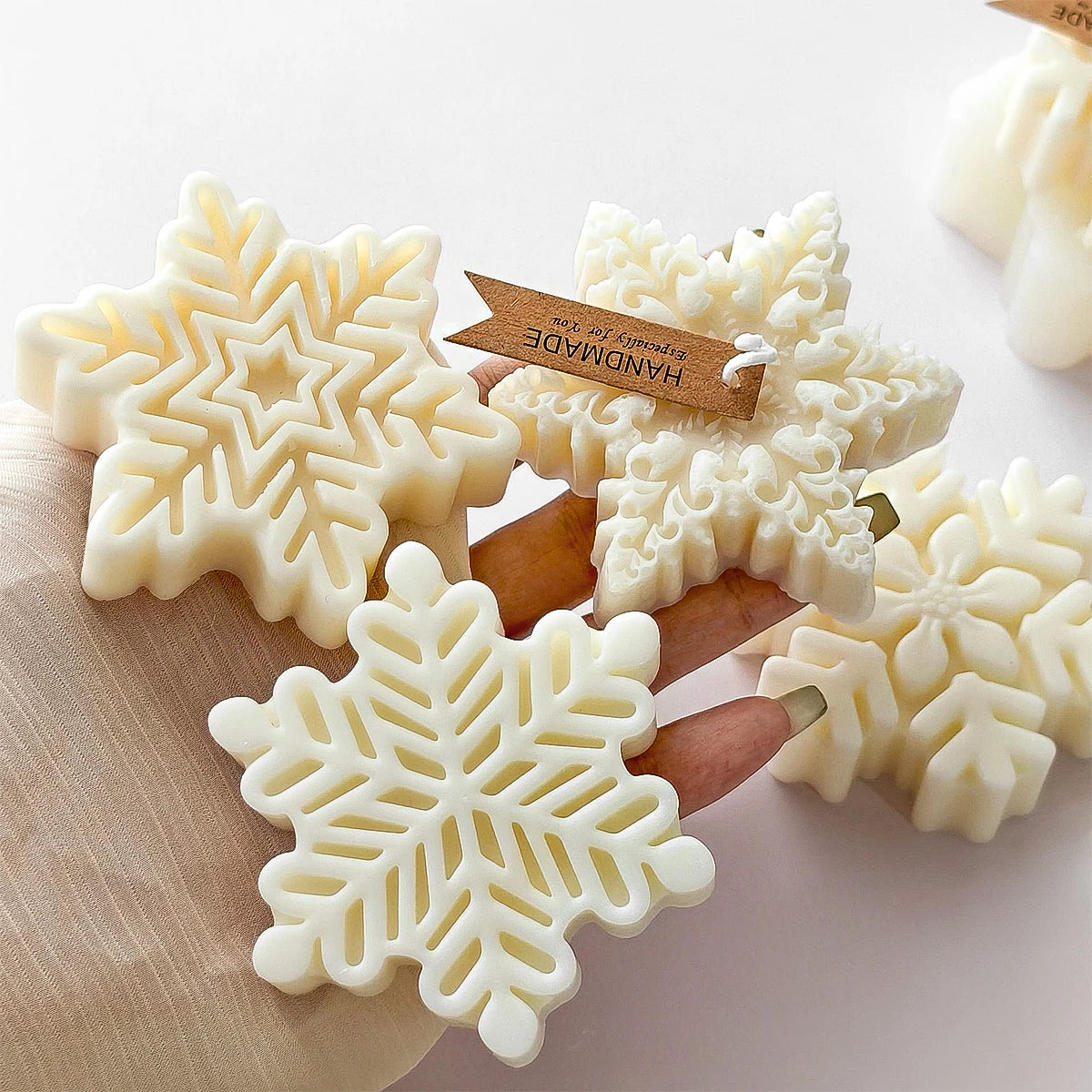 Snowflake Silicone Mold for Candles, Soap, or Resin
