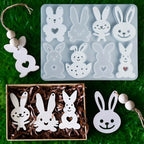Easter Bunny Pendant Silicone Mold