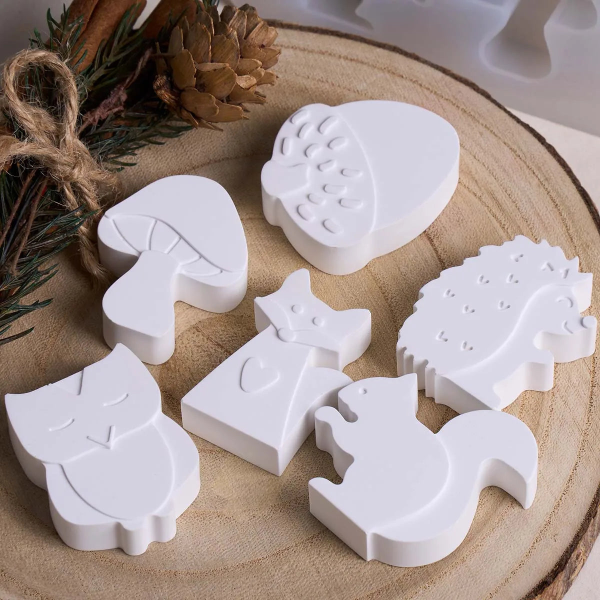 Sylvet Tiered Woodland Animal Silicone Mold