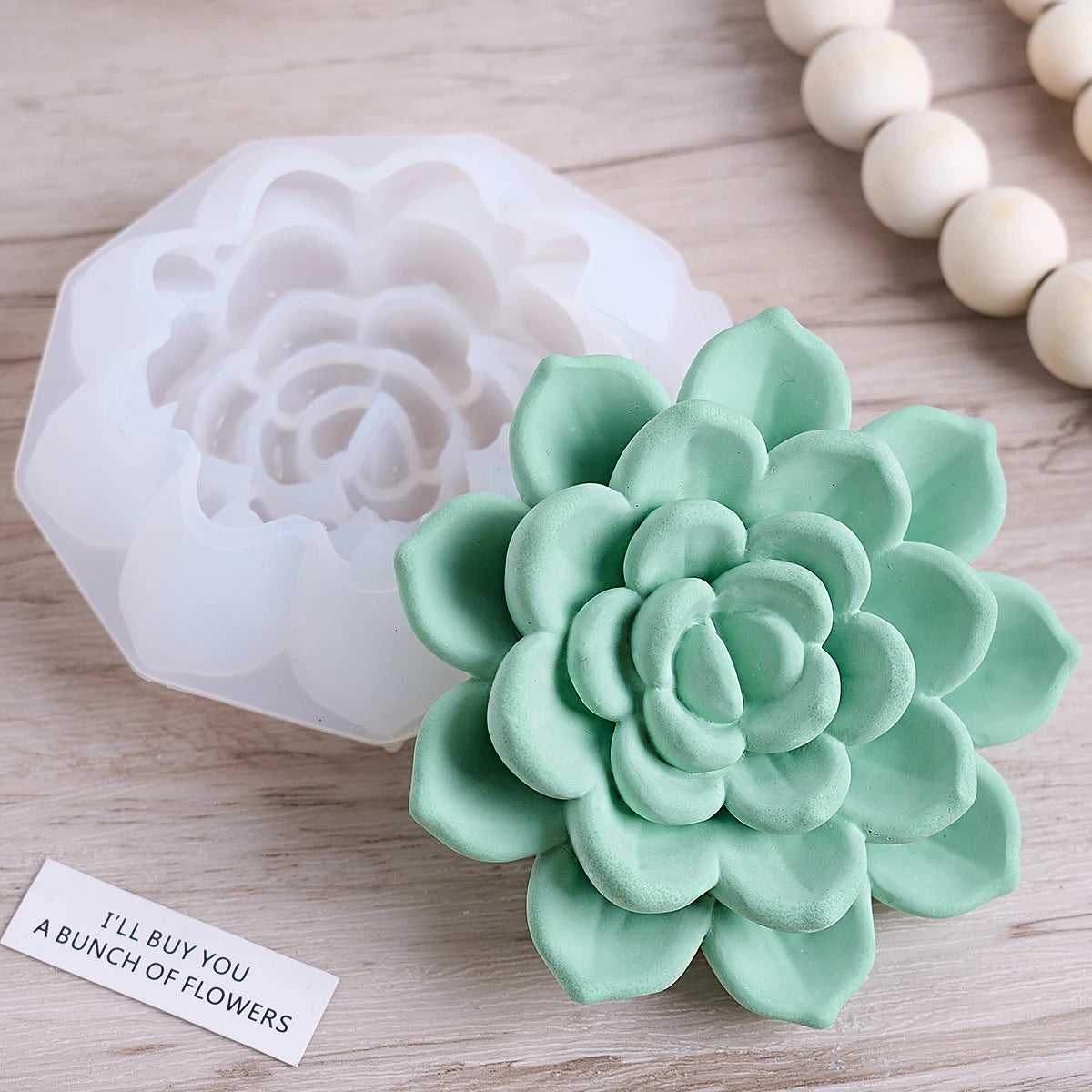 Succulent Candle Silicone Mold Series
