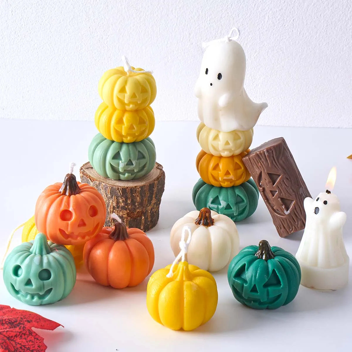 Sambra Halloween Silicone Candle Mold Set (7-Piece)