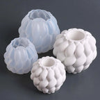 Rotating Raindrops Silicone Vase Mold
