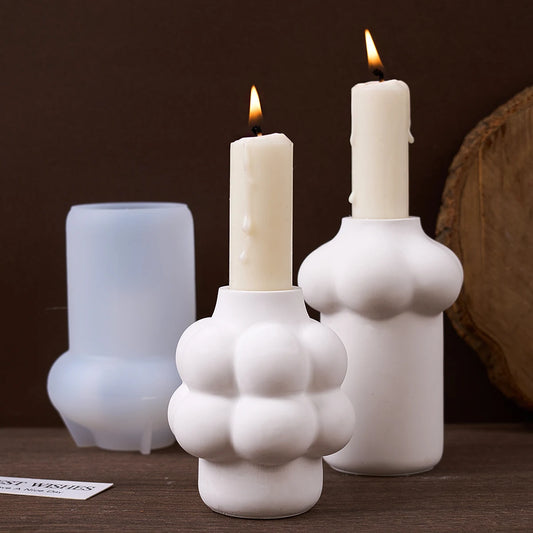 Bubble Cloud Vase Silicone Mold.