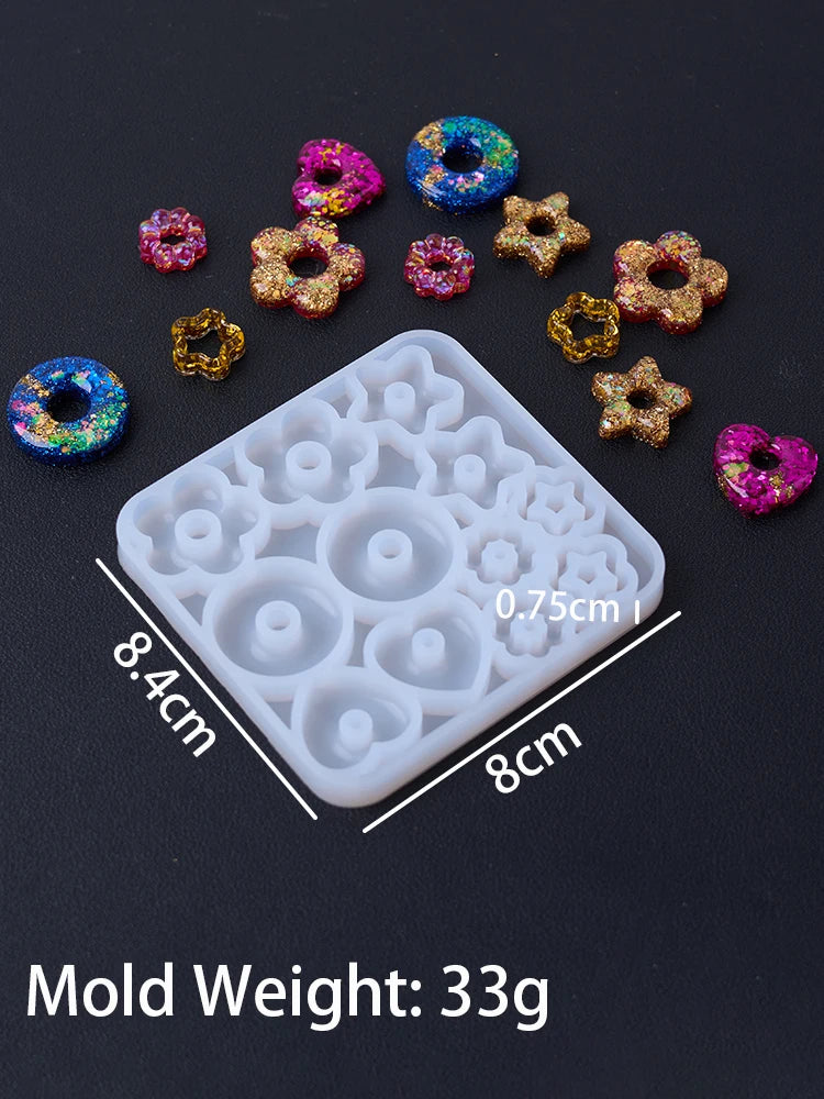 6 in 1 Resin Earring Mold