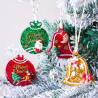 3Pcs Christmas Hanging Ornament Silicone Mold Set