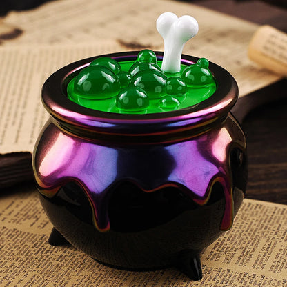Halloween Cauldron Silicone Mold with Lid for Resin Crafts