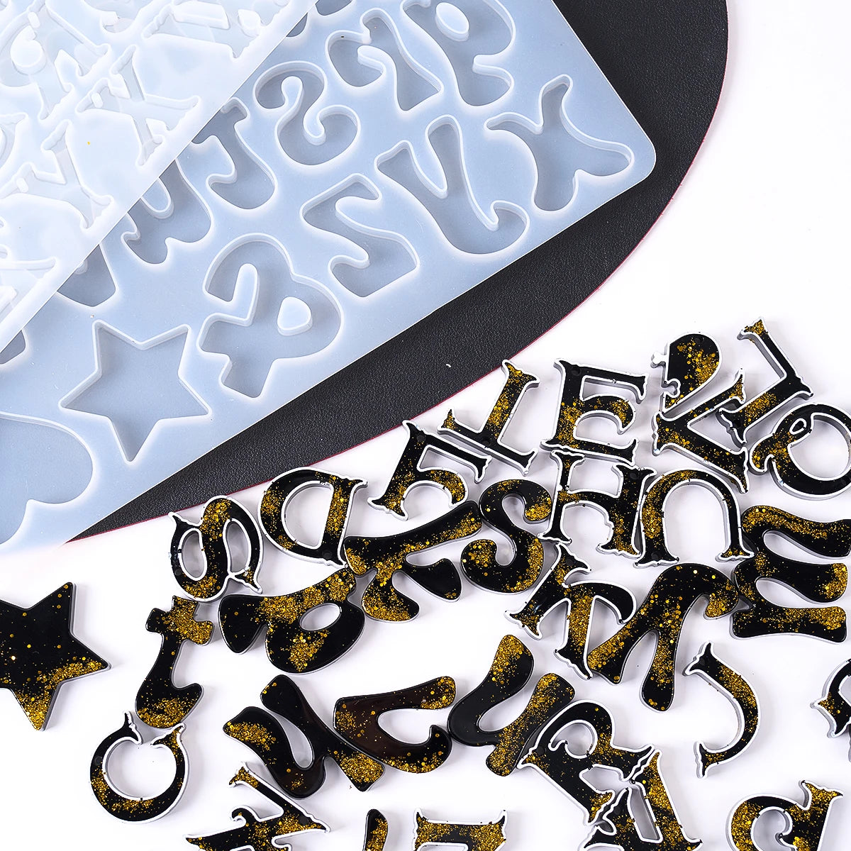 Alphabet Letter Resin Mold Set (A–Z)