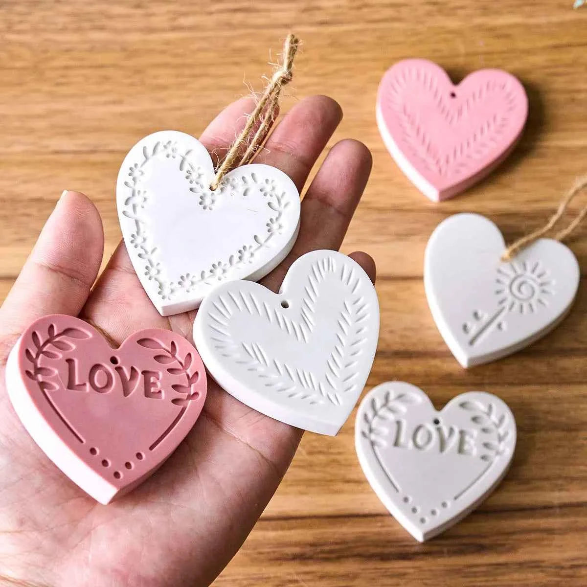 Corvel Heart Tag Silicone Mold