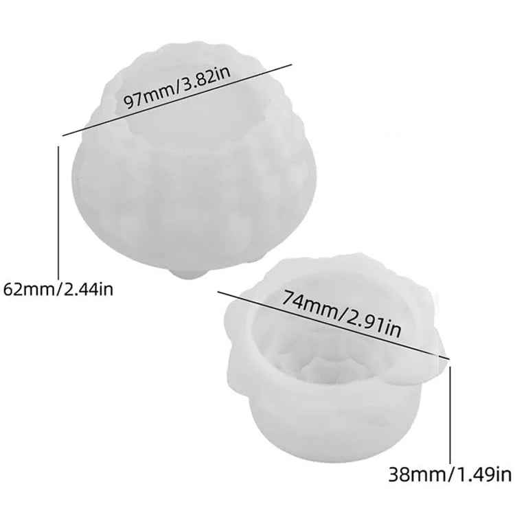 Orsa Scale Pinecone Silicone Mold