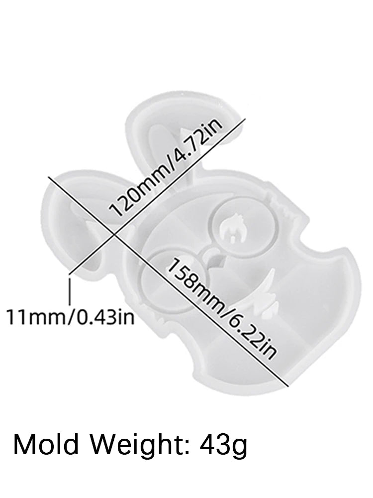 3D Cute Birds Silhouette Lamp Mold.