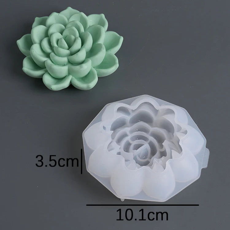 Succulent Candle Silicone Mold Series