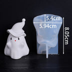 5Pcs Cute Pumpkin Ghost silicone Molds Set