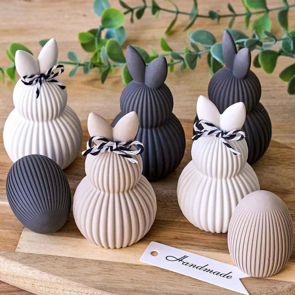 Solen Rib Bunny & Egg Silicone Mold Set