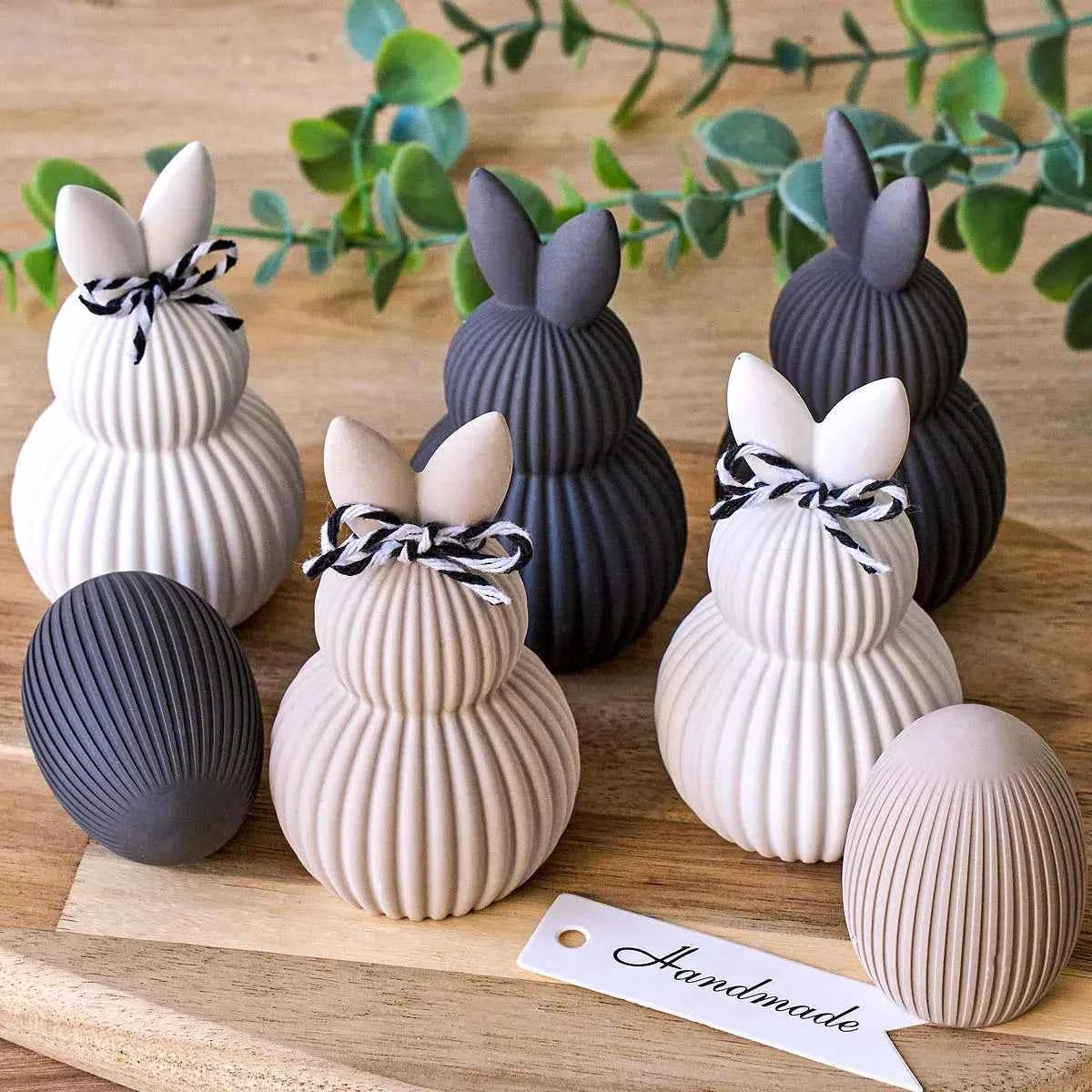 Solen Rib Bunny & Egg Silicone Mold Set