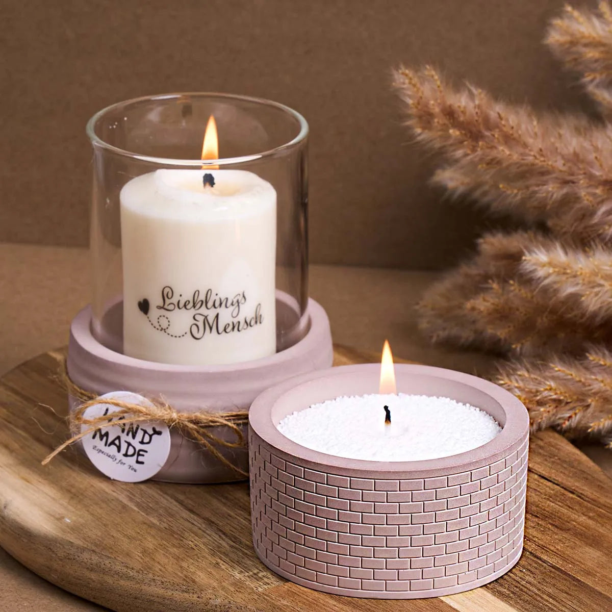 Textured Round Silicone Jar Mold