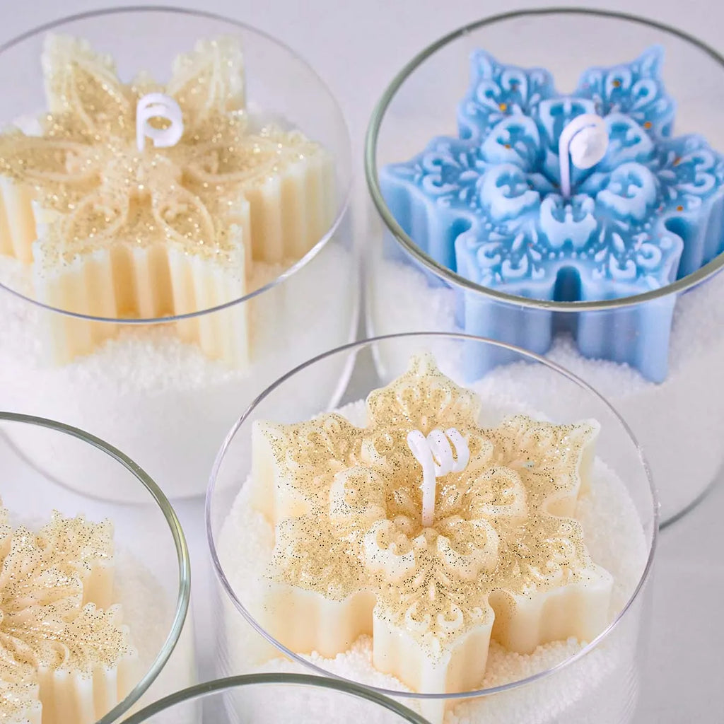 Snowflake Candles Silicone Mold
