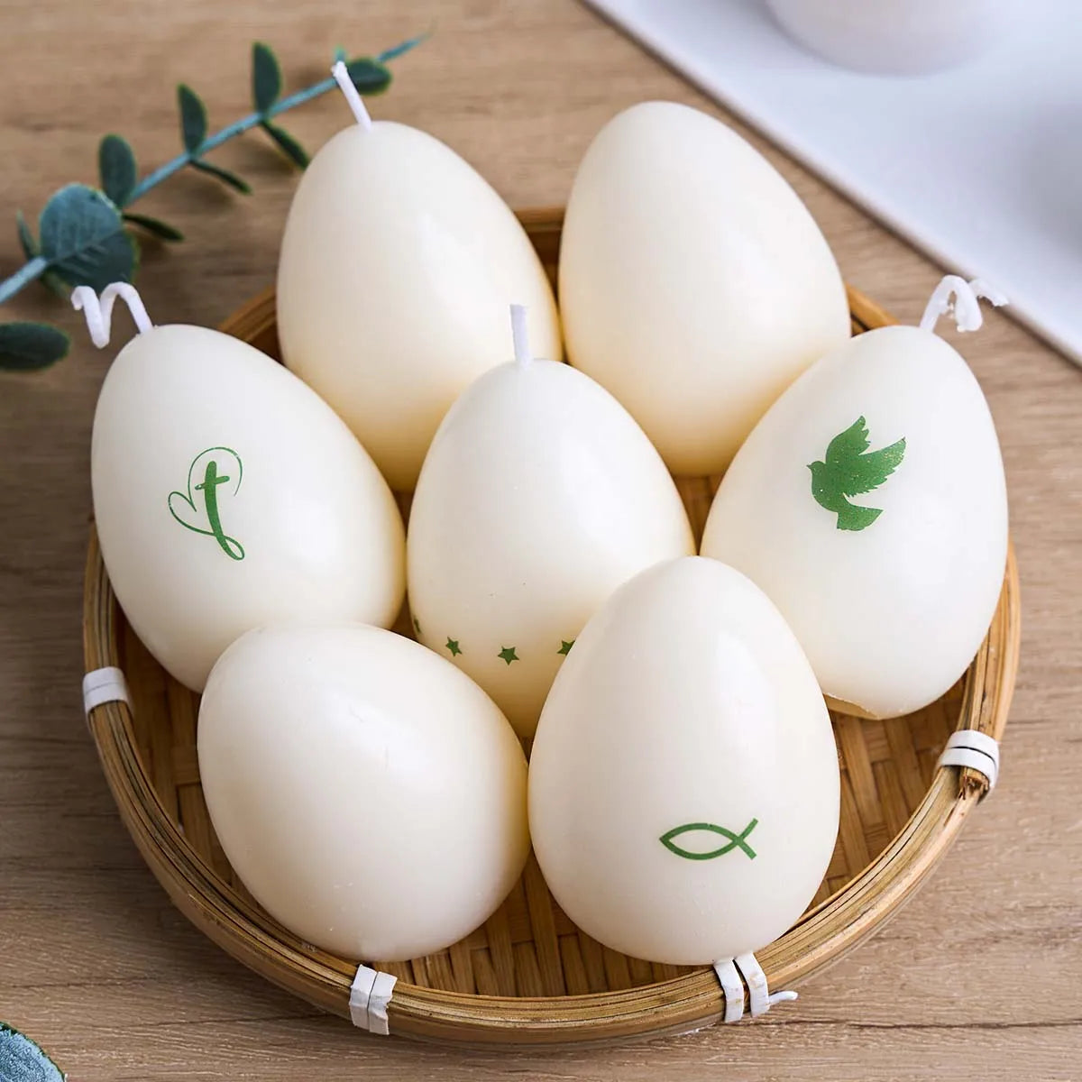 4 Cavity Egg Candle Mold