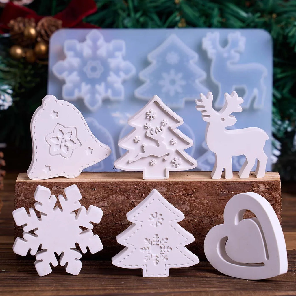 Fenrel Punch Christmas Ornament Silicone Mold
