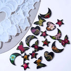 6 in 1 Resin Earring Pendant Silicone Mold