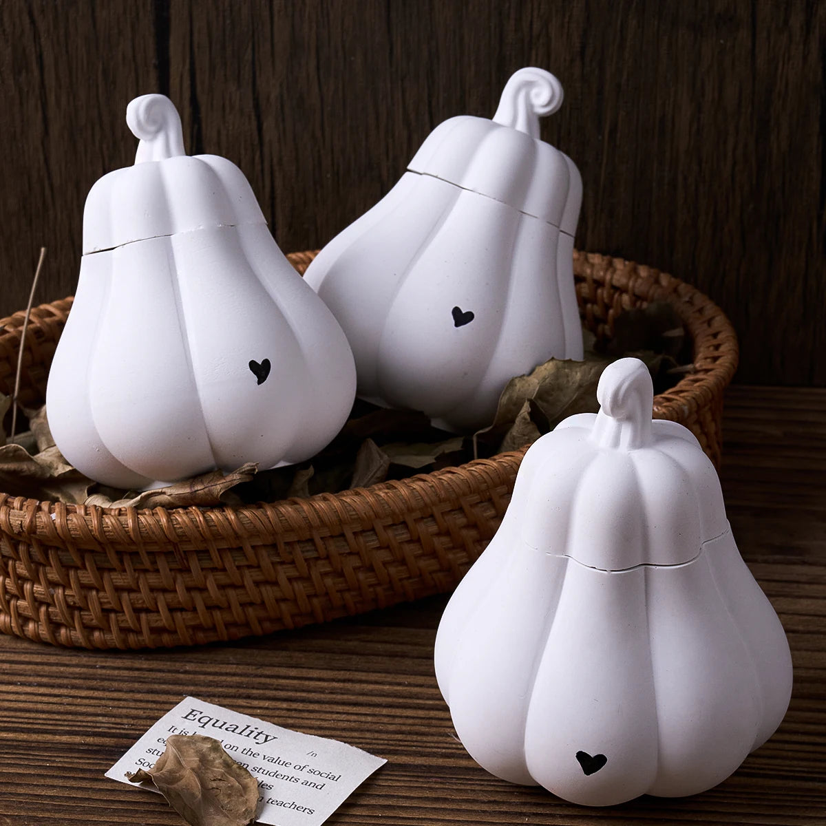 Pumpkin Candle Holder Silicone Molds Set