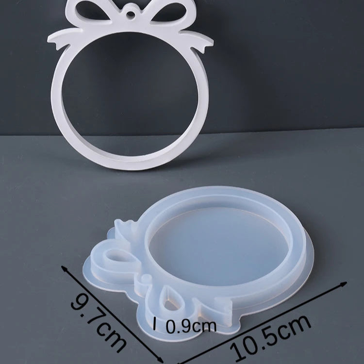 Christmas Hanging Ornaments Silicone Mold.